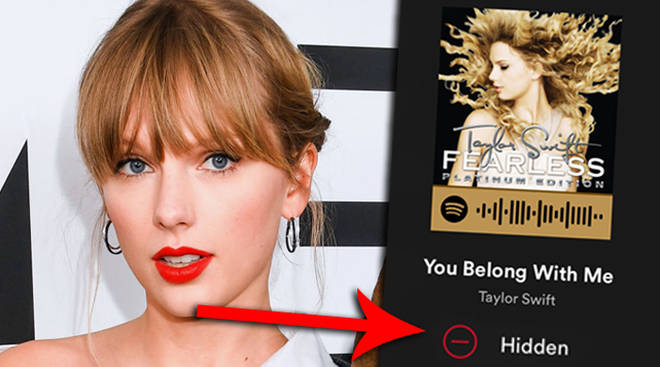 Taylor Swift fans share how to hide old Fearless album on Spotify