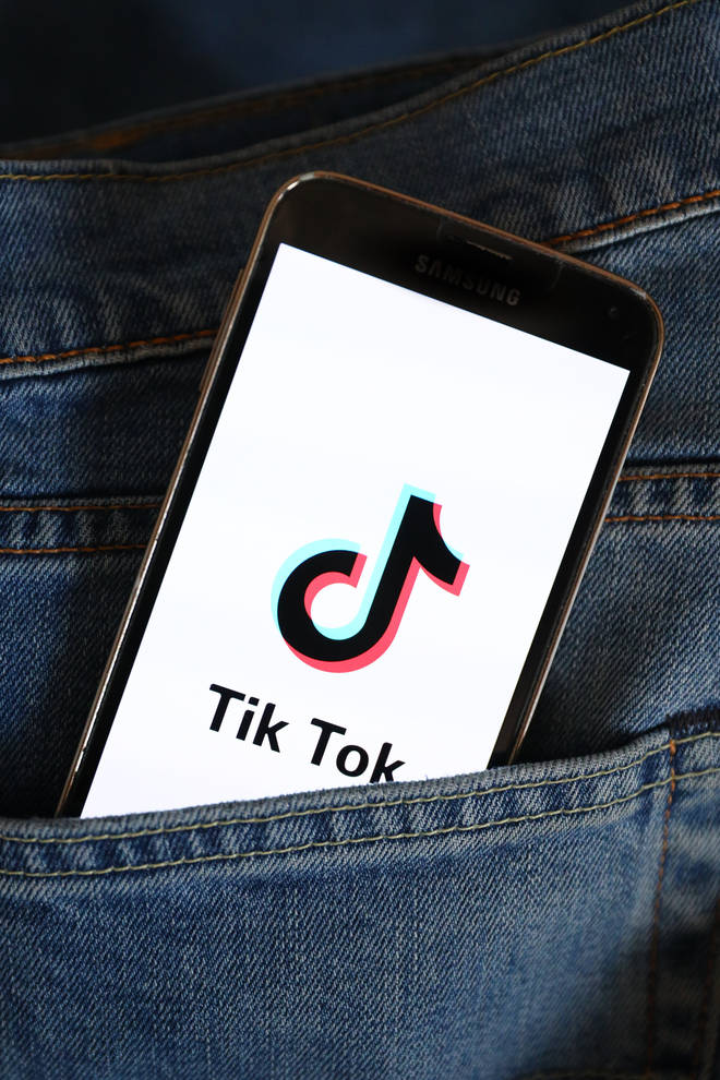 A TikTok logo seen displayed on a smartphone