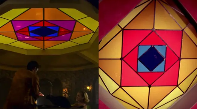 The ceiling in the Spellman house is an exact replica of the one in Suspiria