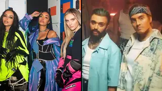 Little Mix perform as male alter-egos with Drag Race UK stars in Confetti video