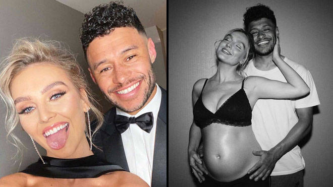 Perrie Edwards is pregnant with first baby with Alex Oxlade-Chamberlain