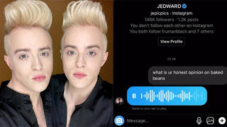 Jedward have been sending voice notes to their fans