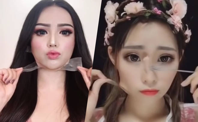 Viral asian beauty transformations