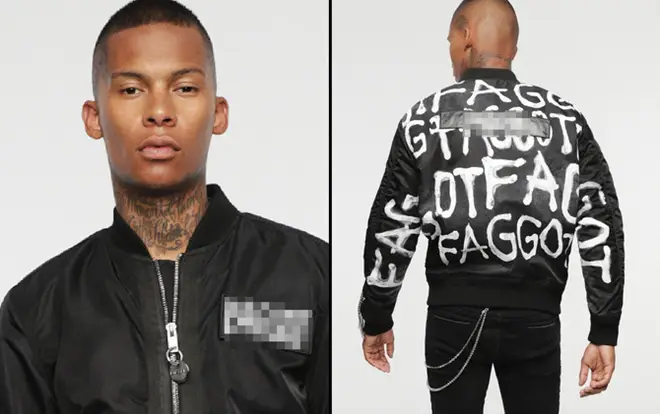 Diesel covered their jacket in a homophobic slur and people are ...