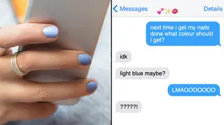 TikTok Light Blue Nails challenge: The meaning explained