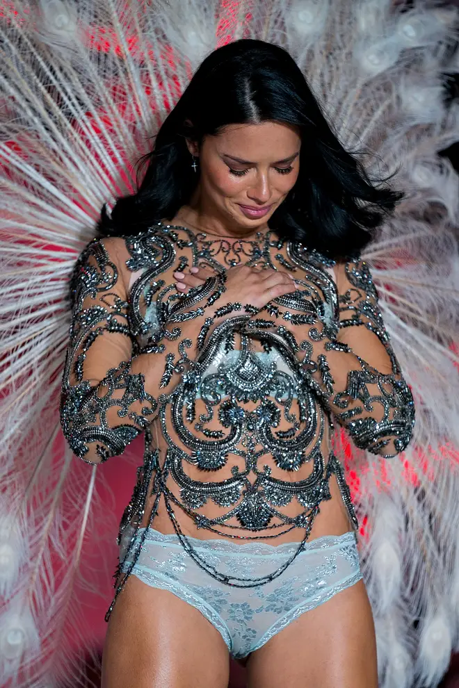 Adriana Lima walks the runway during the 2018 Victoria's Secret Fashion Show
