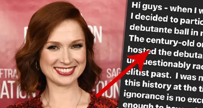 Ellie Kemper apologises for participating in "racist, sexist and elitist" Veiled Prophet ball.