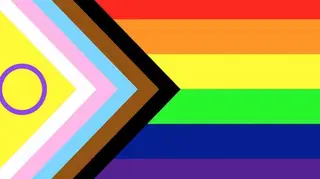 The Pride flag has been redesigned to include the intersex community