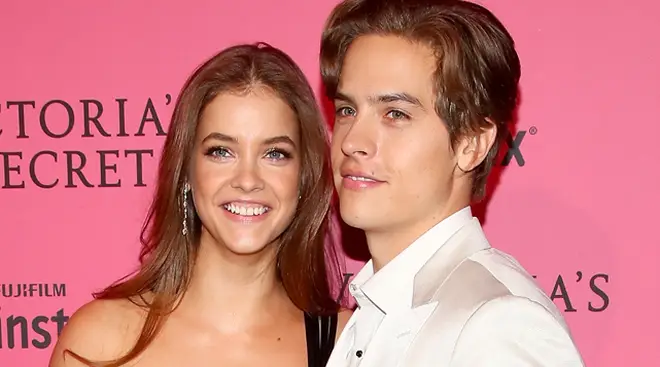 Barbara Palvin and Dylan Sprouse at Victoria's Secret Fashion Show 2018