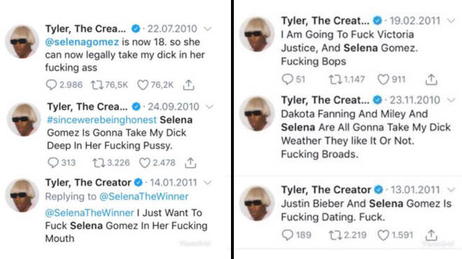 Tyler, the Creator Selena Gomez tweets