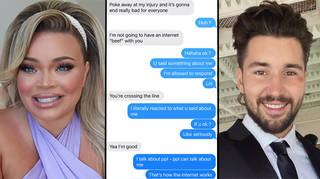 Trisha Paytas shares "threatening" text messages from Jeff Wittek