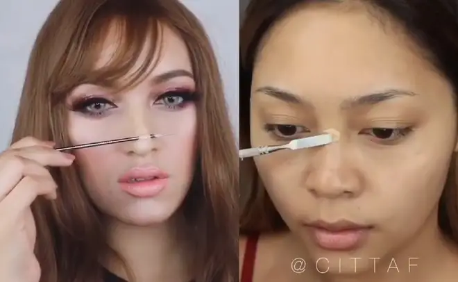 DIY wax nose jobs Instagram viral trend