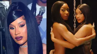 Cardi B claps back after being accused of "queerbaiting" with Normani in Wild Side.