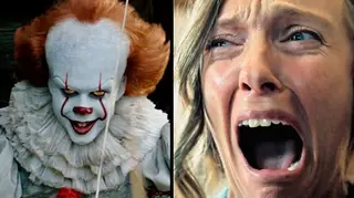 Pennywise from 'IT' and Toni Collette in Hereditary
