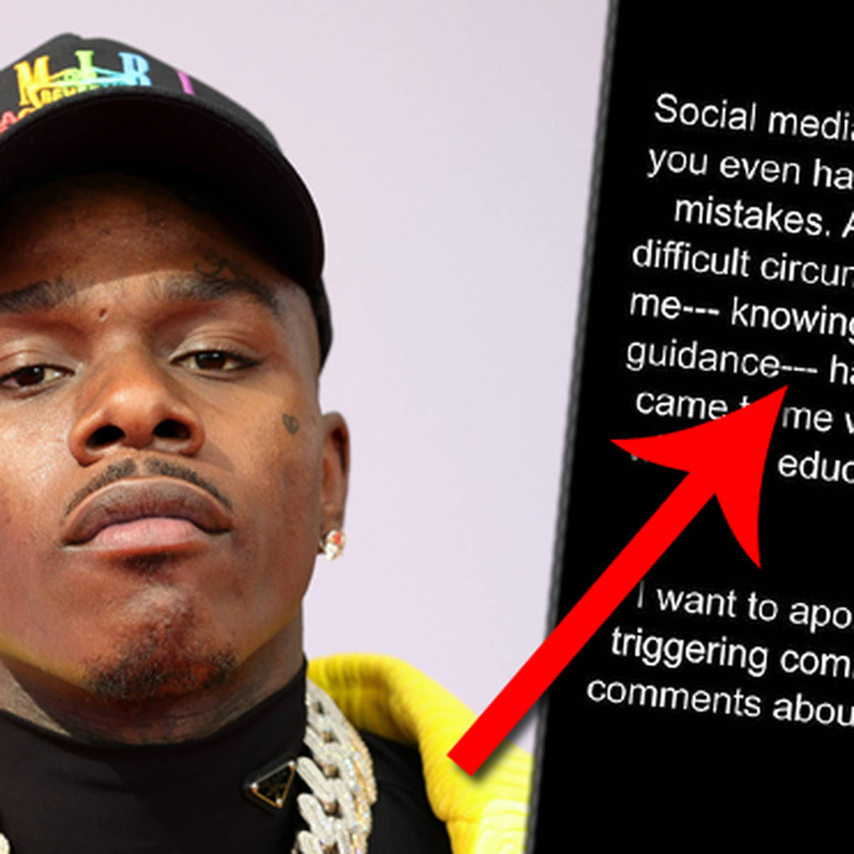 DaBaby apologises to the LGBTQ+ community after doubling down 