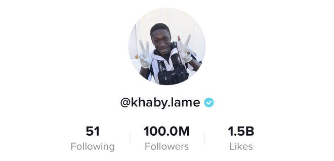 Khaby Lame hits 100 million followers on TikTok