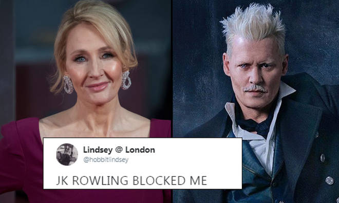 JK Rowling and Johnny Depp
