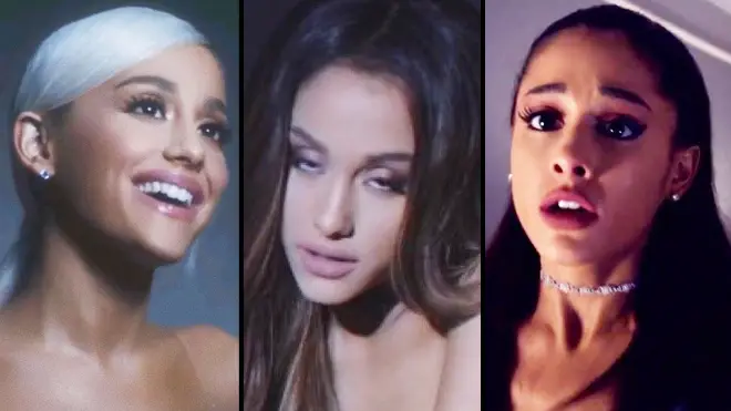 Ariana Grande as love, patience and pain in 'thank u, next'