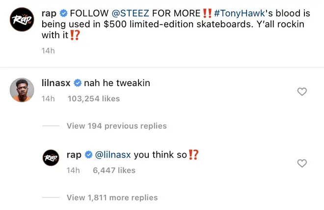 'Nah he tweakin' meaning: Instagram comment goes viral thanks to Lil ...