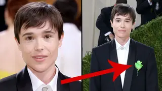 Elliot Page wears suit with powerful hidden meaning for first red carpet since coming out as trans