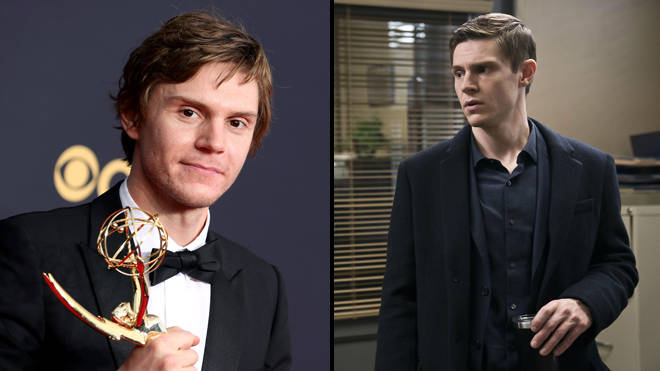 Evan Peters wins his first Emmy award for Mare of Easttown