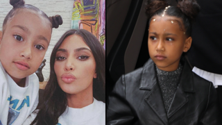 Kim Kardashian says daughter North West is "full goth" now