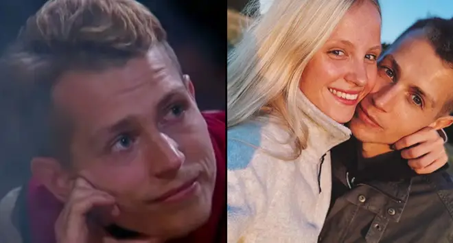 James McVey crying on I'm A Celebrity... Get Me Out of Here!/selfie with Kirstie Brittain