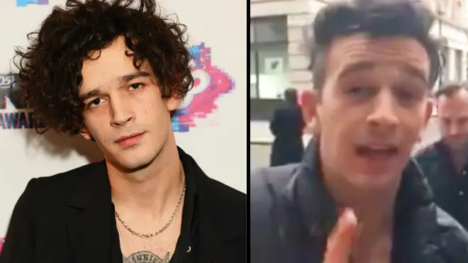 Matty Healy records video message for fans