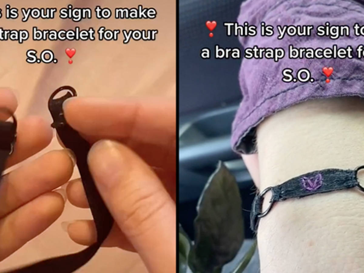 What is a bra strap bracelet? Here's how to make TikTok's latest