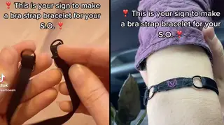 What is a bra strap bracelet?