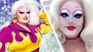 Victoria Scone on the Drag Race Yearbook