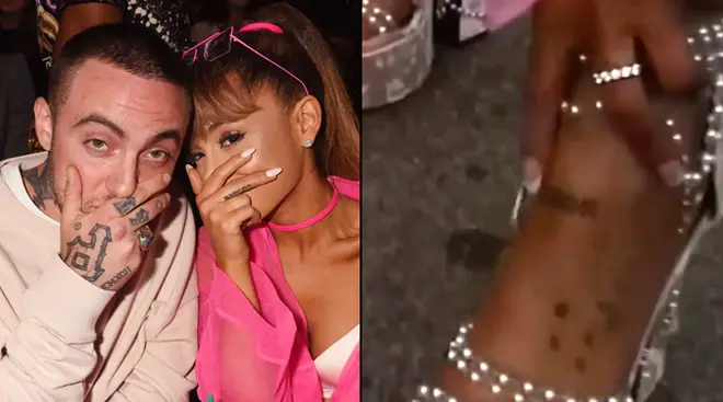 Ariana Grande has got a new tattoo in honour of Mac Miller's dog