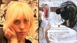 Billie Eilish asks fans not to eat turkey for Thanksgiving