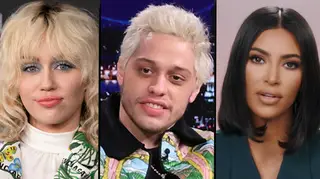 Miley Cyrus says it "should be me" with Pete Davidson and not Kim Kardashian.