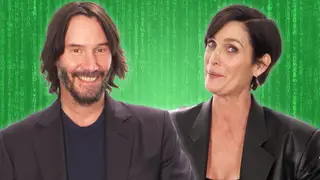 Keanu Reeves and Carrie-Anne Moss discuss Bond roles