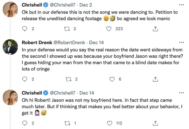 Chrishell Stause responds to Selling Sunset blind date Robert