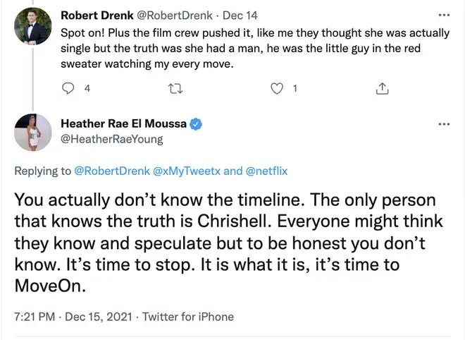 Selling Sunset's Heather defends Chrishell after Robert's comments
