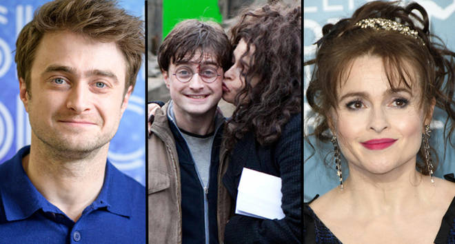 Daniel Radcliffe reveals he had a crush on Helena Bonham Carter and wrote her a love letter.