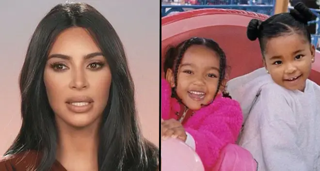 Kim Kardashian accused of Photoshopping a photo of her niece True Thompson.