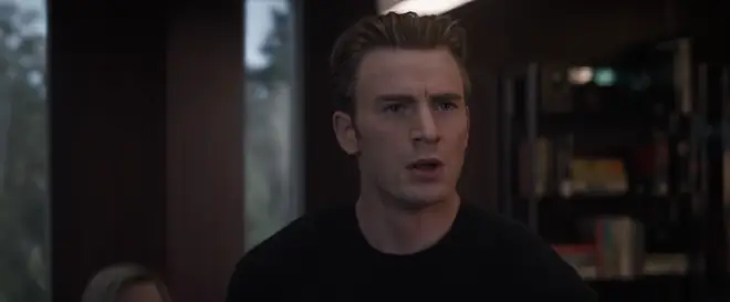 Captain America without a beard in Avengers: Endgame