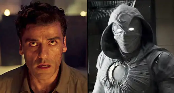 Marvel fans are roasting Oscar Isaac's British accent in the Moon Knight trailer.