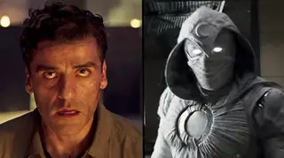 Marvel fans are roasting Oscar Isaac's British accent in the Moon Knight trailer.