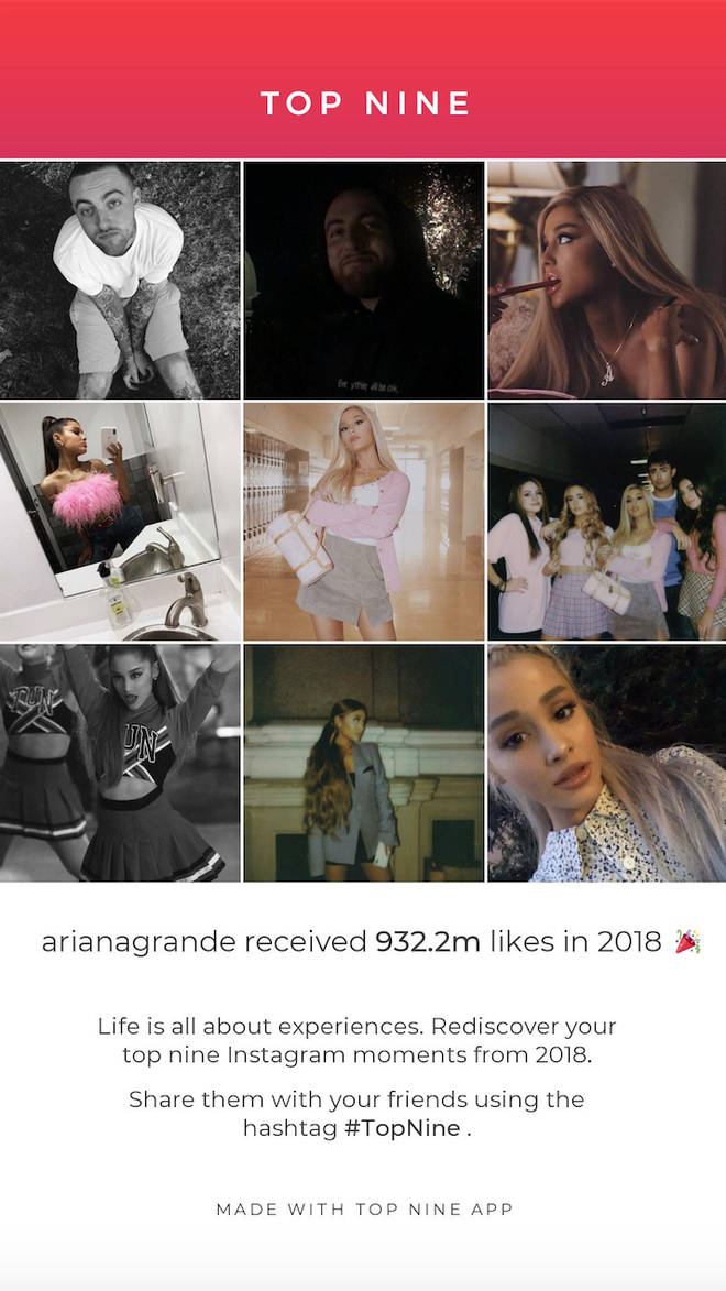 Ariana Grande Top Nine Instagram Photos