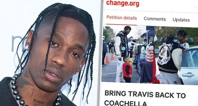 Travis Scott Coachella petition removed after over 60,000 "fraudulent" signatures were found.