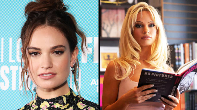 Lily James took four hours to transform into Pamela Anderson for Pam & Tommy