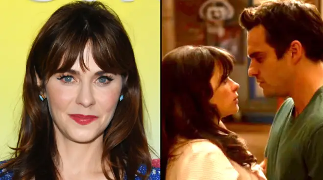 Zooey Deschanel says New Girl writers thought she had too much chemistry with Jake Johnson