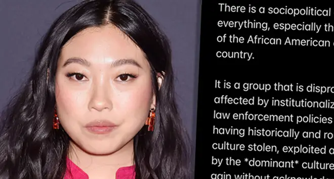 Awkwafina responds to criticism of her "blaccent" in new statement.