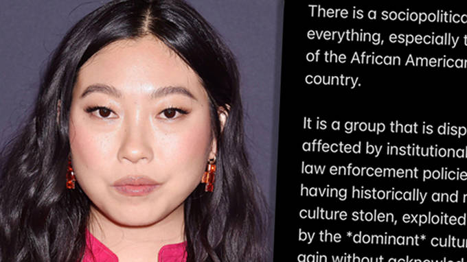 Awkwafina responds to criticism of her 