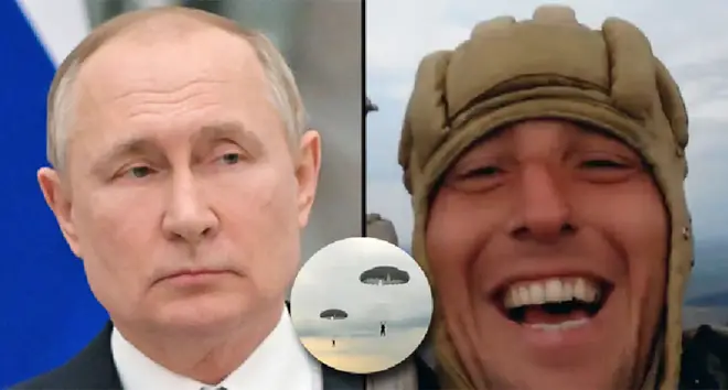No, the TikTok video of Russian paratroopers invading Ukraine is not real…