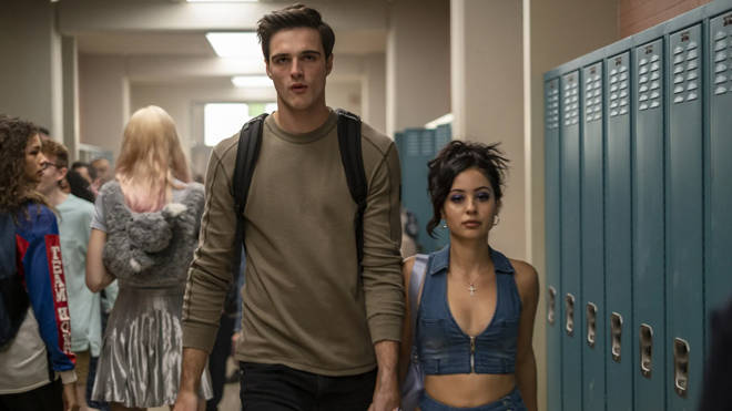 Nate and Maddy in Euphoria season 1